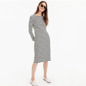 J.Crew long sleeves striped dress